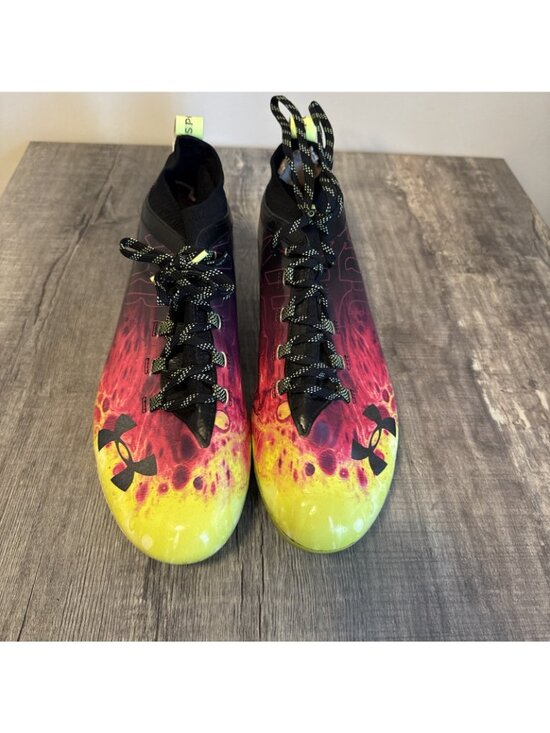 Under Armour Mens Spotlight Lux LE Drip Football Cleats Size 13.5 - 3023382-001
